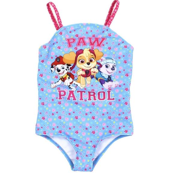 NICKELODEON Paw Patrol Swimsuit. Toddler Pink & Blue One Piece. UPF 50 - Picture 1 of 2